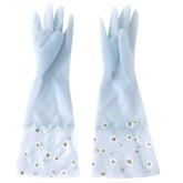 Homestic Pack of 4 Multi-Purpose Hand Gloves For Kitchen Cleaning, Bathroom Cleaning & Gardening|Reusable Gardening Gloves||Non-Slippery & Durable |9051|Jelly Blue